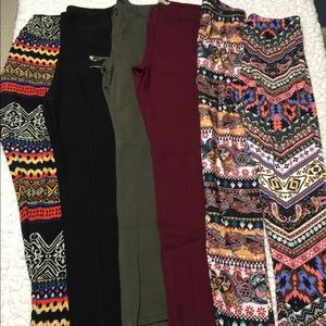 6 Leggings Pants